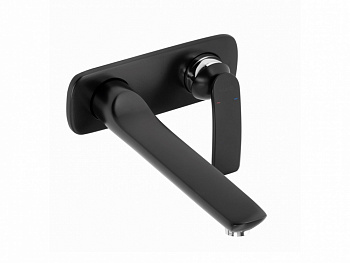 KLUDI BALANCE Внешние части смесителя для раковины, черный матовый/хром арт. 35031