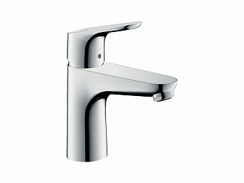 HANSGROHE FOCUS Смеситель для раковины 100, однорычажный, со сливным гарнитуром, 5 л/мин., хром арт. 35095