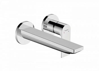 HANSGROHE Rebris E Смеситель для раковины, настенный, с изливом 19,5 см, хром арт. 35186