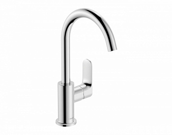 HANSGROHE Rebris S Смеситель для раковины 210, с поворотным изливом, с ДК, хром арт. 35195