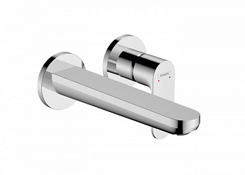 HANSGROHE Rebris S Смеситель для раковины, настенный, с изливом 20 см, хром арт. 35210