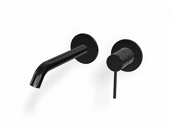 TREEMME 40mm Смеситель из стены на 2 отверстия, PVD gun metal арт. 35498