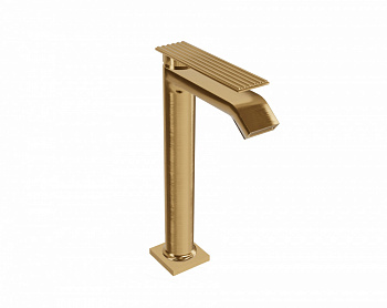 TREEMME IOS Смеситель для раковины, до излива H234 мм, БЕЗ ДК, DZ Brushed gold арт. 35505