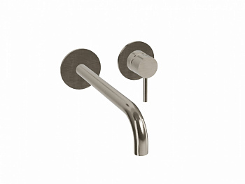 TREEMME X-CHANGE Внешние части смесителя для раковины на 2 отверстия, NF Brushed nickel арт. 35511