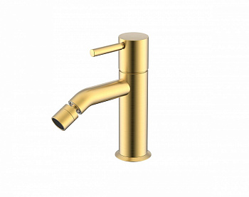 NEMO ROUND Смеситель для биде, BRUSH GOLD арт. 35514
