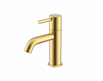 NEMO ROUND Смеситель для раковины, BRUSH GOLD арт. 35519