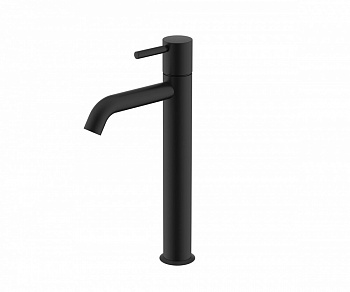 NEMO ROUND Смеситель для раковины высокий, MATTE BLACK арт. 35524