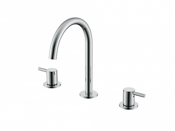 NEMO ROUND Смеситель для раковины на 3 отверстия, CHROME PLATED арт. 35536