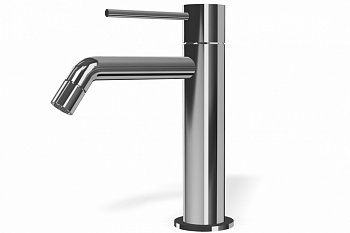 TREEMME Up+ Смеситель для раковины 103, без ДК, вынос 129 мм, CC Chrome арт. 35644