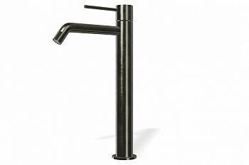 TREEMME Up+ Смеситель для раковины 231, без ДК, вынос 149 мм, CZ Brushed black chrome арт. 35656