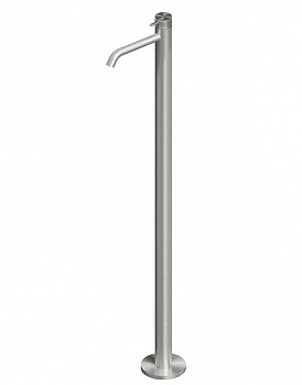 QUADRO DESIGN SOURCE Смеситель для раковины напольный, AISI316L Brushed Stainless Steel арт. 35813