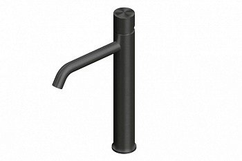 QUADRO DESIGN STEREO Смеситель на раковину, вылет 180 мм, AISI316L PVD: Black gold арт. 35816