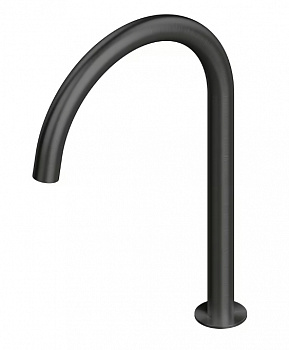 QUADRO DESIGN Излив поворотный для раковины, AISI316L ON PVD: Black gold арт. 35861