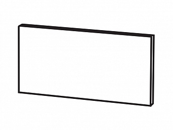 CIELO Elle Tonda Пристенная панель из керамики 48x1,5x23h см, Gloss White арт. 36298