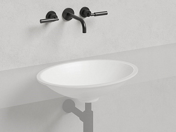 Salini MAREA 11 Раковина встраиваемая 550х400х135 мм, без перелива, БЕЗ ДК, S-Stone - белый матовый арт. 36447