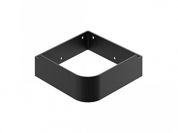 RAVAK YARD 280 C Консоль, предназначена для раковины Yard 280 C, 221х221х70 мм, черный арт. 36467