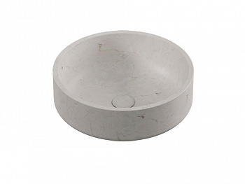 LANTIC KARON CIRCLE Раковина на столешницу 40х40х14 см, Crema Italia арт. 36660
