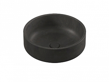 LANTIC KARON CIRCLE Раковина на столешницу 40х40х14 см, Habana Dark арт. 36666