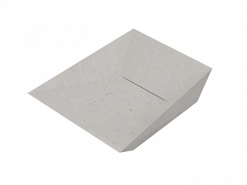 LANTIC FACES Раковина подвесная 49,4x45,4x15,2 см, Crema Italia арт. 36674