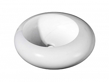 LANTIC CORE Раковина из натурального камня, 47х41,5х14 см, Persian White арт. 36682