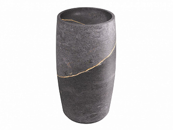 LANTIC BUDDHA Раковина напольная Ø47x85 см с ДК, Habana Dark арт. 36685