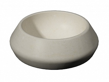 LANTIC MENHIR Раковина на столешницу Ø42x14 см, Crema Italia арт. 36694