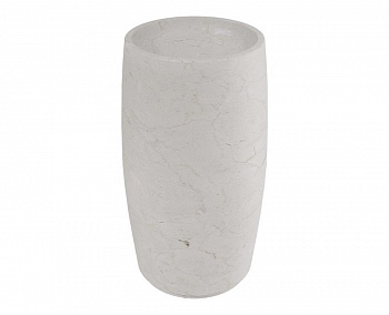 LANTIC BUDDHA Раковина напольная Ø47x85 см с ДК, Crema Italia арт. 36698