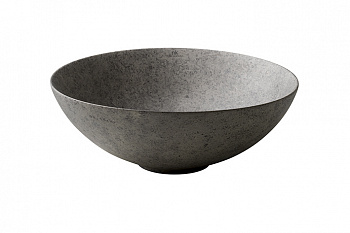 NOKEN SLENDER Раковина на столешницу Ø40 см, БЕЗ перелива, с ДК, deep concrete арт. 37034