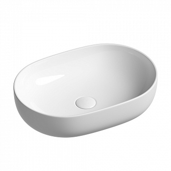 CERAMICANOVA Element Раковина накладная 600х415хH135 мм, белый арт. 71286