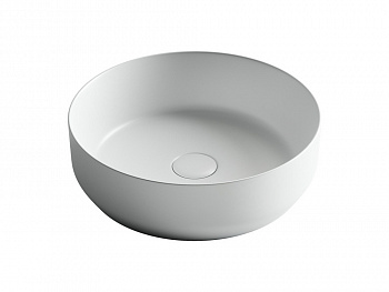 CERAMICANOVA Element Раковина накладная круглая 390х390хH120 мм, белый матовый арт. 77394