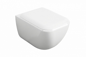 CIELO SHUI COMFORT Унитаз подвесной rimless в комплеке с креплениями 37,5x55x37,5 h, Gloss White арт. 37221