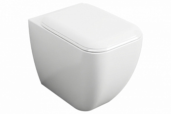 CIELO SHUI COMFORT Напольный приставной унитаз rimless 55x38x44h см, выпуск VARIO, Gloss White арт. 37225