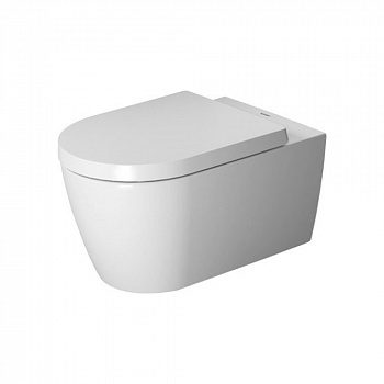 DURAVIT ME by Starck Унитаз подвесной Duravit Rimless® в комплекте, БЕЗ WonderGliss, белый арт. 37419