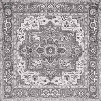 APARICI KILIM BLACK NATURAL 59.55x59.55 G-3258 арт. 42370