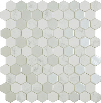 VIDREPUR ANTARCTICA SNOW HEX (3.5Х3.5) 31.7х30.7 арт. 40723