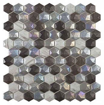 VIDREPUR ELITE FOREST MIX HEX (3.5х3.5) 31.7х30.7 арт. 40733