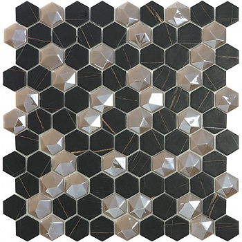 VIDREPUR SUPREME SAHARA MIX COFFEE HEX (3.5х3.5) 31.7х30.7 арт. 40739