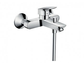 HANSGROHE LOGIS Смеситель для ванны, однорычажный, ВМ, 17 л/мин, хром арт. 37963