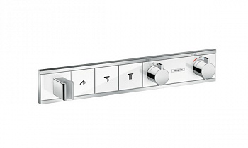 HANSGROHE RainSelect Термостат, скрытого монтажа, для 3 потребителей, белый/хром арт. 37979