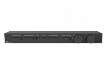 GESSI HI-FI SHELF Внешняя часть термостата с полкой 5 режимов, с кнопками вкл/выкл, Black XL арт. 38004