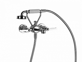 GESSI VENTI20 Смеситель для ванны с ручной лейкой, Chrome арт. 38165