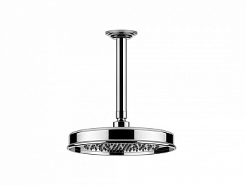 GESSI VENTI20 Верхний душ Ø200 мм с кронштейном потолочным 258 мм, Chrome арт. 38174