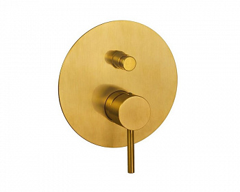 REMER X STYLE Смеситель для душа на два потребителя, brushed gold арт. 38532