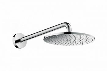HANSGROHE Raindance S Верхний душ 240 1jet PowderRain с держателем, 18 л/мин, G ½, хром арт. 38740