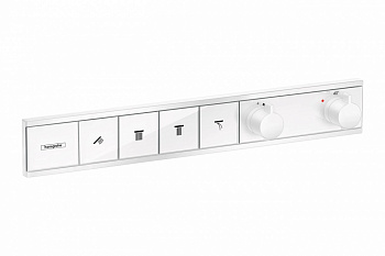 HANSGROHE RainSelect Термостат, скрытого монтажа, для 4 потребителей, матовый белый арт. 38755