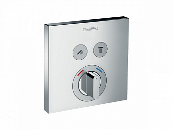 HANSGROHE ShowerSelect Термостат для душа с запорным вентилем, СМ, на 2 потребителя, хром арт. 38811