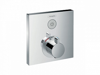 HANSGROHE ShowerSelect Термостат для душа с запорным вентилем, СМ, на одного потребителя, хром арт. 38817