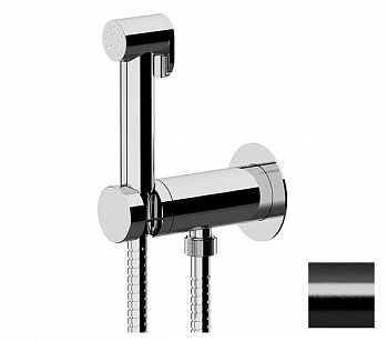 REMER SHUT-OFF Гигиенический душ с прогрессивным смесителем, CFP brushed black chrome арт. 39064