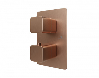 NOKEN LOUNGE Наружная часть термостатического смесителя Smartbox, браш. медь арт. 39154