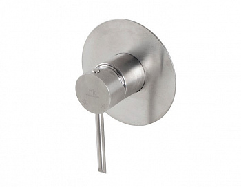 NOKEN ROUND INOX Внешняя часть смесителя для душа, браш. нержавеющая сталь арт. 39198